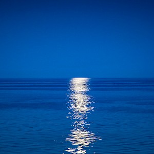Moon over the Baltic
